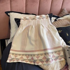 Maje Patterned Cream skirt